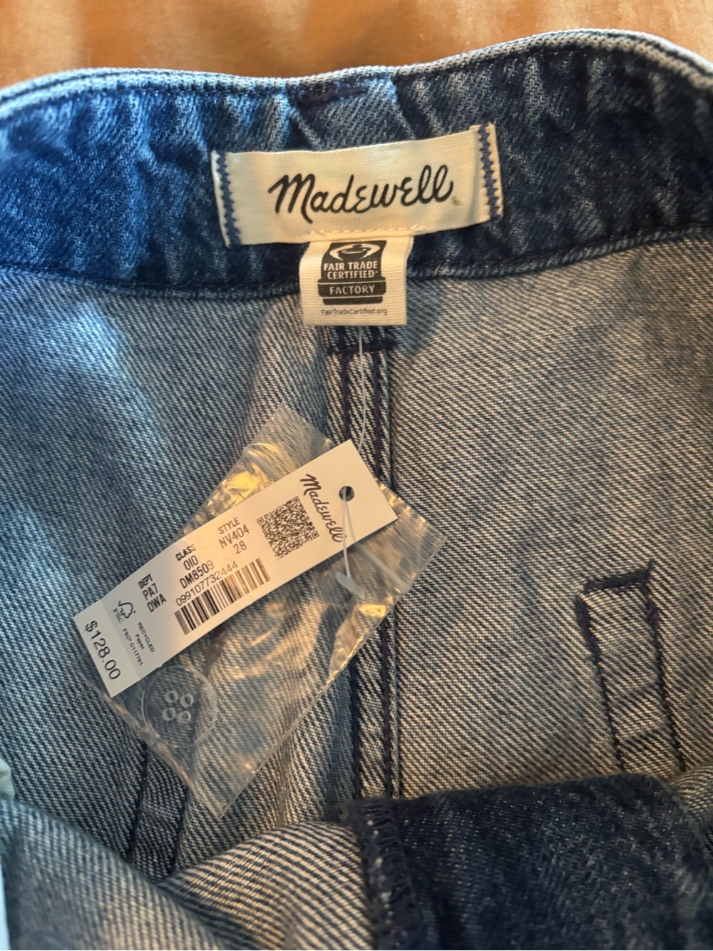 Madewell Blue Denim Culottes - Casual Relaxed Fit - Picture 5 of 8
